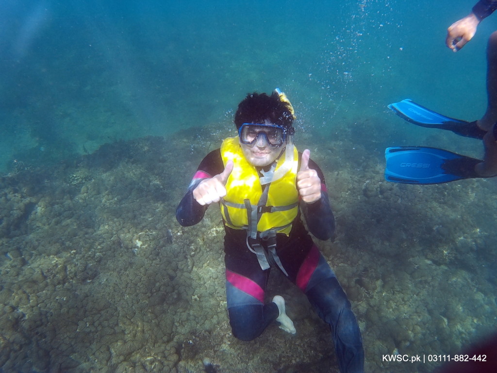Underwater Selfie Photography at Churna island
