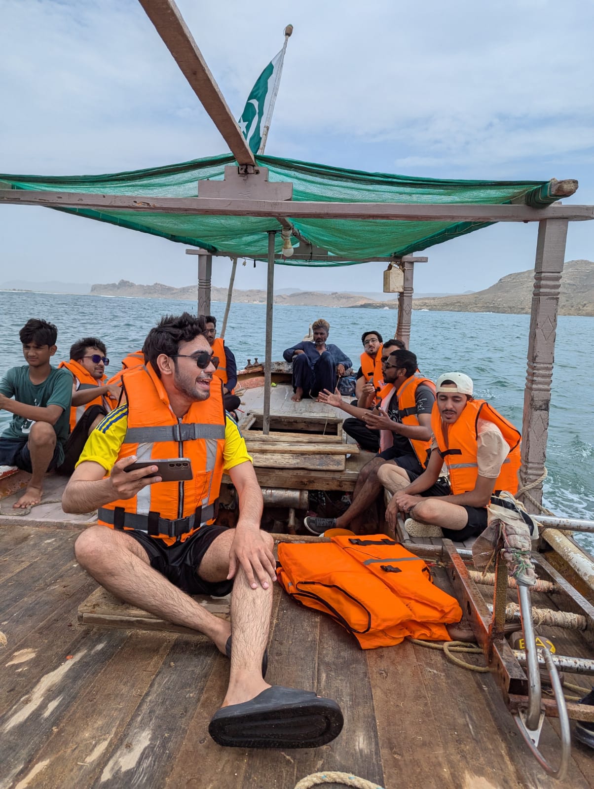 Guests on the KWSC boat